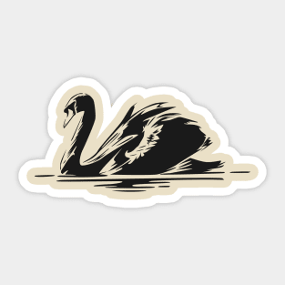 Black swan Sticker